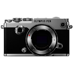 Olympus Pen F Compact System Camera, HD 1080p, 20.3MP, Wi-Fi, Front Creative Dial, 5-Axis IS, 3 Vari-Angle Touch Monitor, Body Only Silver